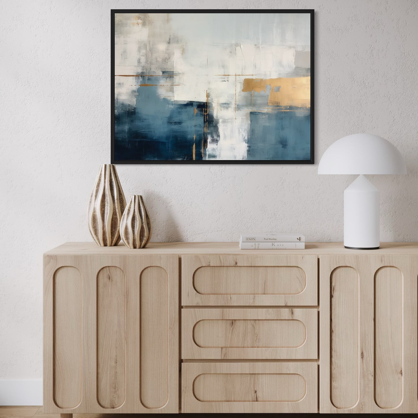 French Velvet Canvas - Golden Current