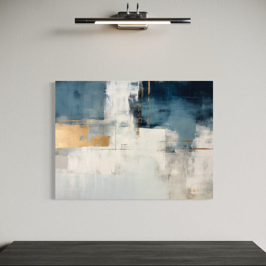 French Velvet Canvas - Golden Current