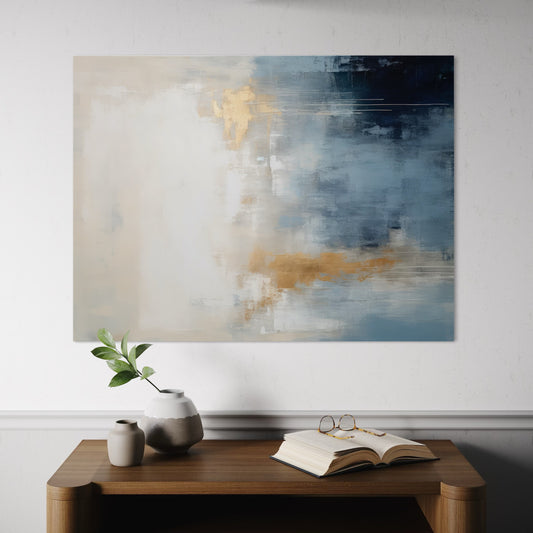 French Velvet Canvas - Midnight Horizon