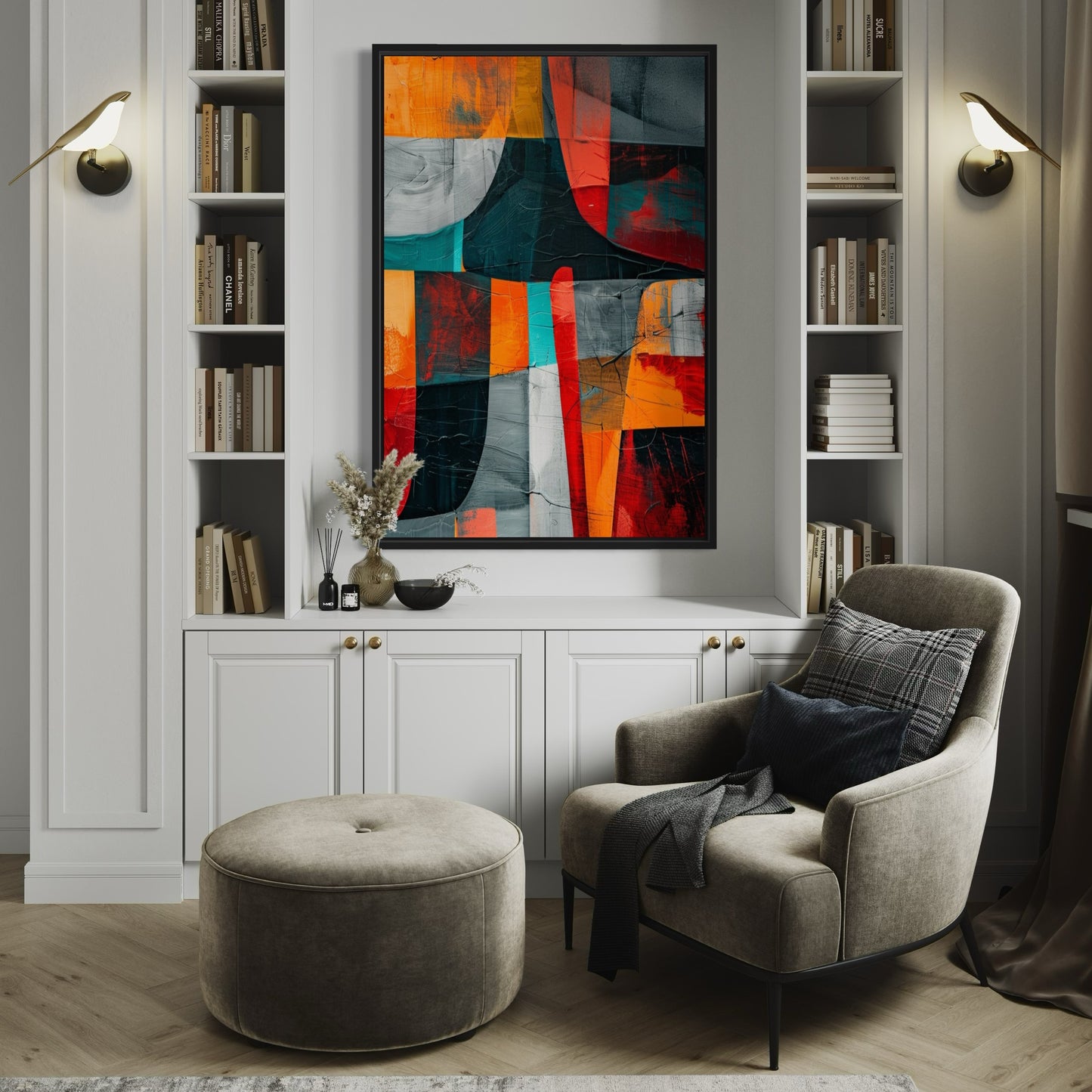 French Velvet Canvas - Tropical Fusion