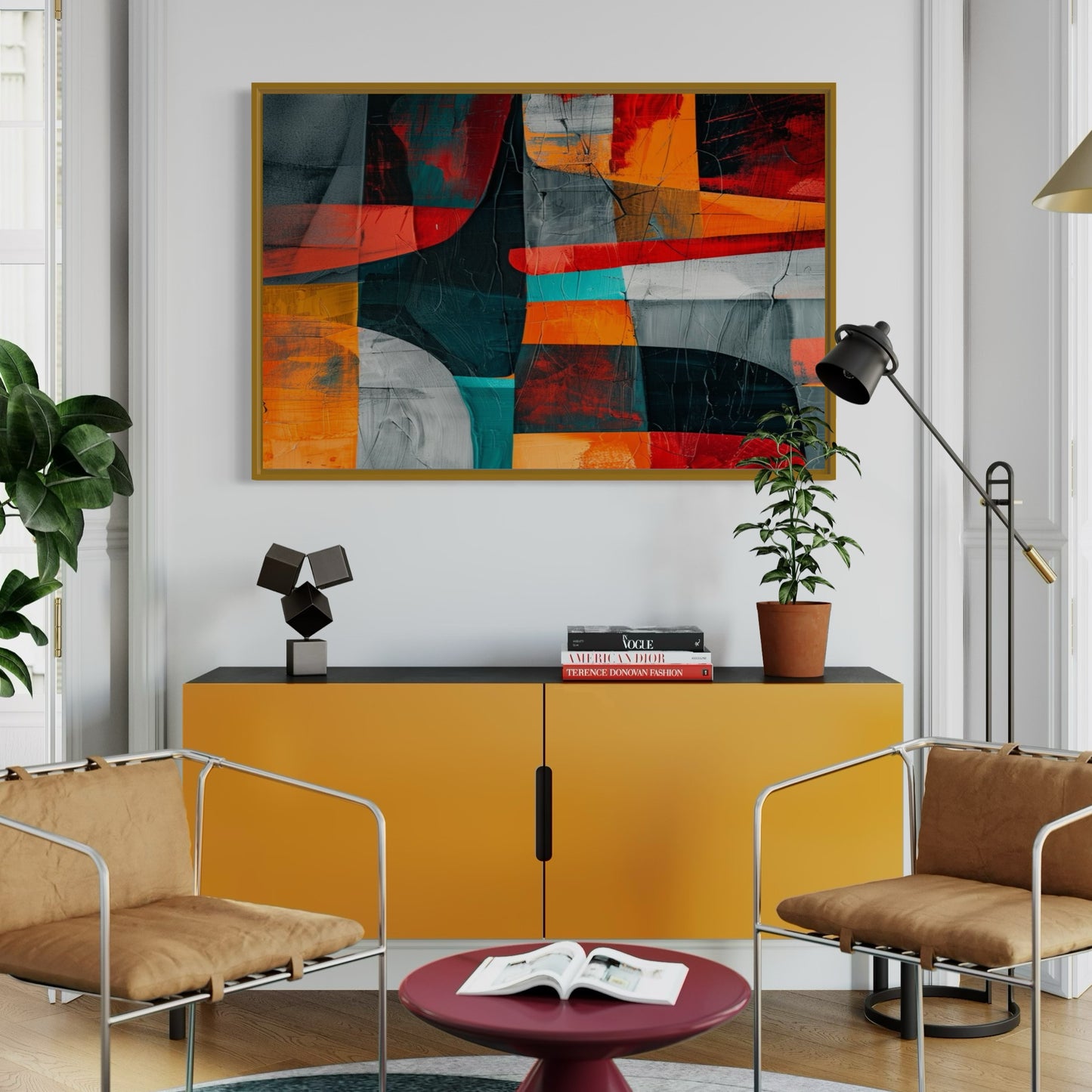 French Velvet Canvas - Tropical Fusion