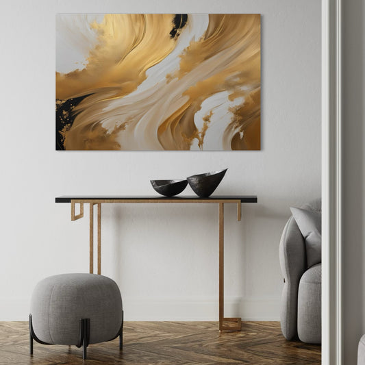 French Velvet Canvas - Golden Simplicity