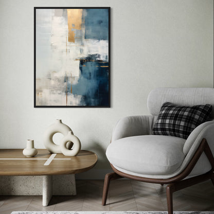 French Velvet Canvas - Golden Current