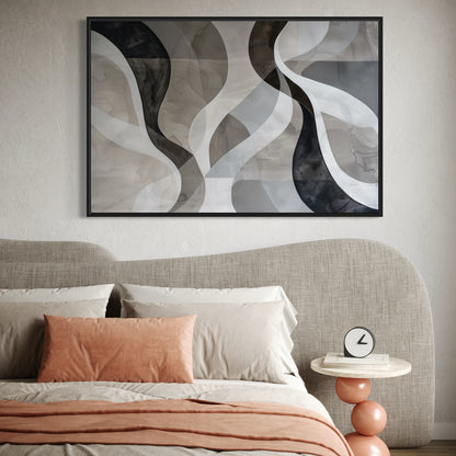 French Velvet Canvas - Clouded Reflections